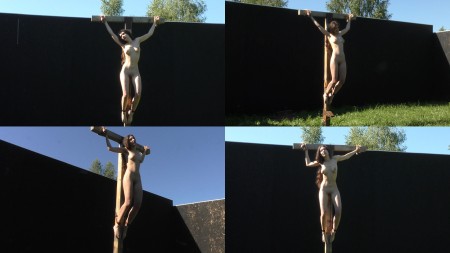 Crucifixion 117 Full HD - She is crucified under the hot sun....