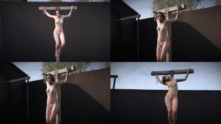 Crucifixion 125 Full HD - The girl is sentenced to crucifixion. 

 This is a painful punishment....