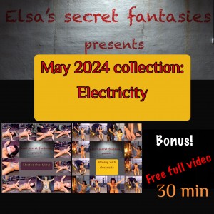 May 2024 collection Electricity - We present to your attention a collection of thematic films from the category Electricity for May 2024 created at my studio. As many as 30 minutes of the most vivid moments from the Various tortures with electricity without unnecessary dialogues, preludes and intros! The collection includes footage from 2 films: Electric shock test and Playing with electricity. and As a bonus, the full 3d movie is completely free (no electricity). This collection is suitable for those who want to save money, but see everything; or those who do not know my studio and want to get acquainted with my work! Or those who want everything at once, without unnecessary information! Such thematic collections will be released monthly on the first day of the month for the previous month. If you are interested in footage from a movie, you can always find the whole movie on the page of my studio. Enjoy watching!